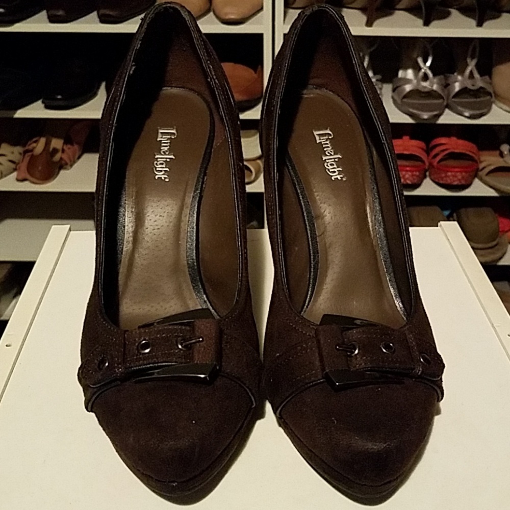 Limelight Brown Heel (short platform)